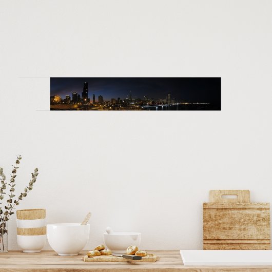 Chicago Panorama Poster (Keuken)