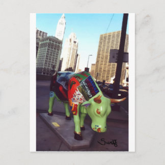 Chicago Parade of Cows Briefkaart