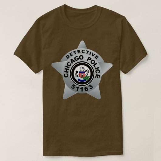 CHICAGO PD BADGE 51163 DETECTIVE JAY HALSTEAD T-SHIRT (Design voorkant)