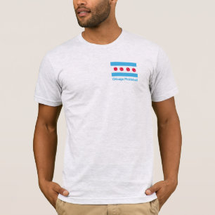 Chicago Pickleball T-shirt met Chicago vlag