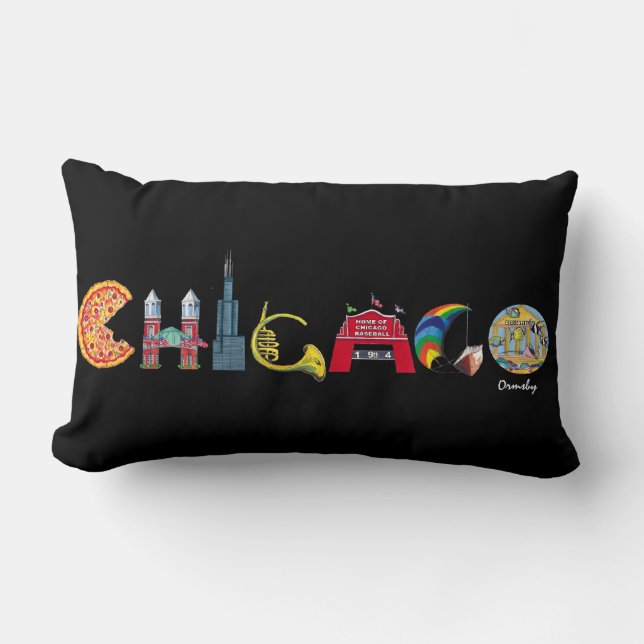 Chicago pillow kussen (Voorkant)