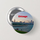 Chicago Pin Ronde Button 5,7 Cm (Voorkant /achterkant)
