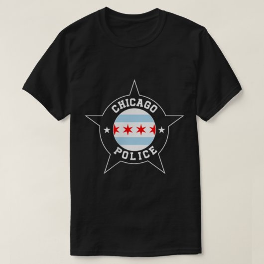 Chicago Police T Shirt CPD493 (Design voorkant)