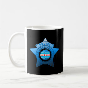 Chicago Politie CPD Chicago Vlag en Politie Badge Koffiemok