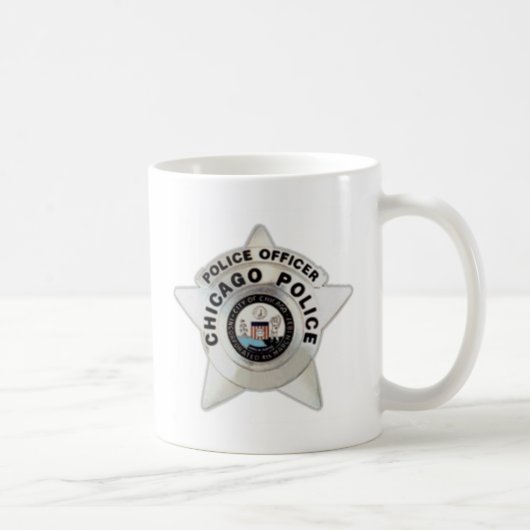 Chicago politiebadge koffiemok (Rechts)