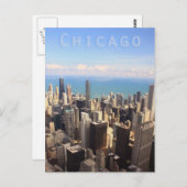 Chicago Post Card Briefkaart (Voorkant / Achterkant)