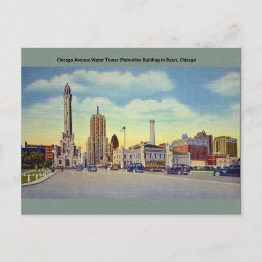 Chicago Post Kaart (Voorkant)