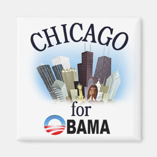 Chicago pour Obama Magnet