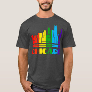 Chicago Pride Chicago LGBT Gift LGBTQ Supporter T T-shirt