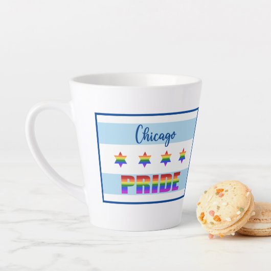 Chicago Pride Latte Mok (In situ)