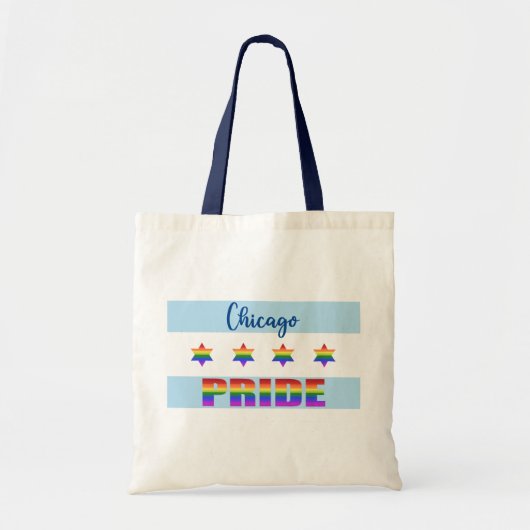 Chicago Pride Tote Bag (Voorkant)