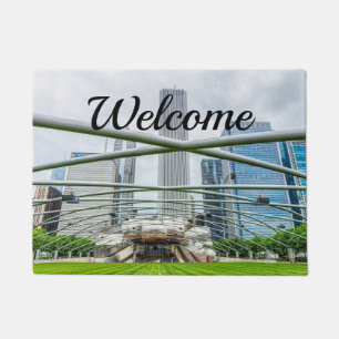 Chicago Pritzker Pavilion Welcome Doormat Deurmat