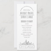 Chicago | Programme Moderne de Mariage Déco (Devant)