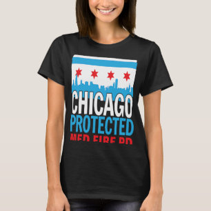 Chicago Protected Med Fire PD Chicago Souvenir T-shirt