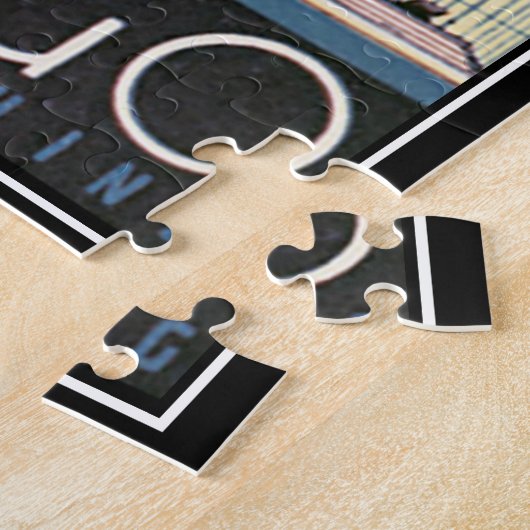 Chicago puzzel legpuzzel (Zijkant)