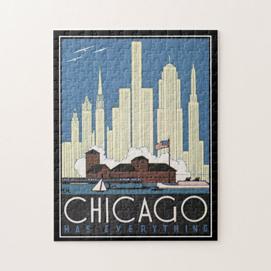 Chicago  puzzel legpuzzel (Verticaal)