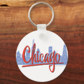 CHICAGO-RED SLEUTELHANGER (Voorkant)
