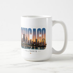 💙 Chicago Reis Luxe Redactioneel Stadsstijl 💙 Koffiemok