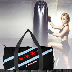 Chicago reistas, mode zwart, Chicago flag Plunjezak