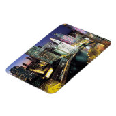 Chicago River at Night Premium Flex Magnet (Côté Gauche)