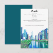 Chicago River Details Kaart (Voorkant / Achterkant)