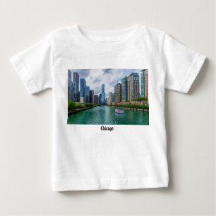 Chicago River en Trump Tower Baby T-shirt