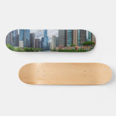 Chicago River en Trump Tower Skateboard (Horizontaal)