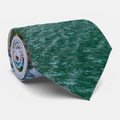 Chicago River en Trump Tower Stropdas (Opgerold)