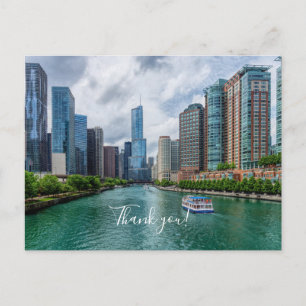 Chicago River et Trump Tower Carte postale de reme