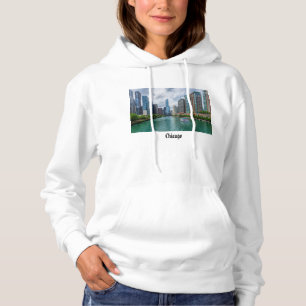 Chicago River et Trump Tower Sweat - shirt à capuc