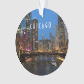 Chicago River la nuit (devant)