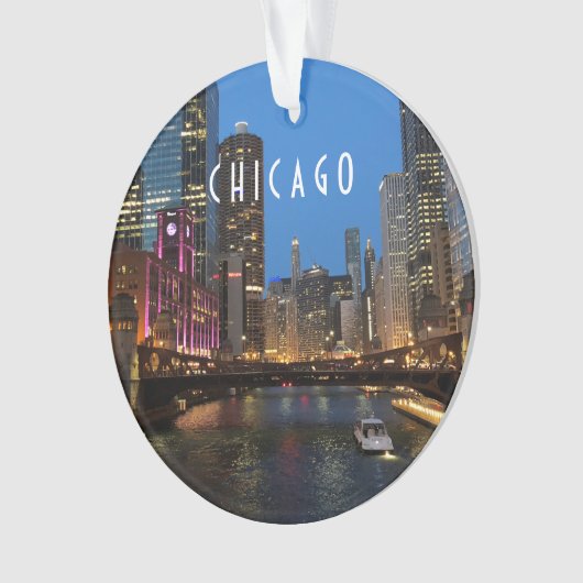 Chicago River la nuit (devant)