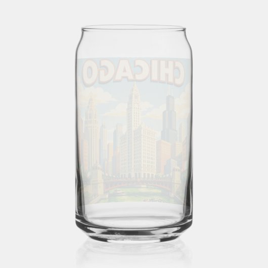 Chicago River Saint Patricks day postcard (Recto)