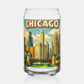 Chicago River Saint Patricks day postcard (Verso)