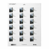 Chicago River Walk Label (Full Sheet)