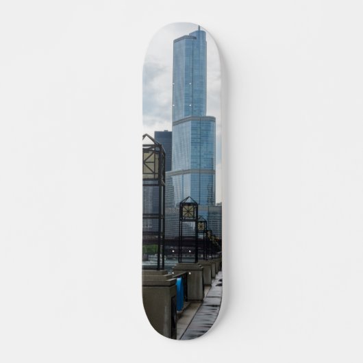 Chicago River Walk Skateboard (Voorkant)
