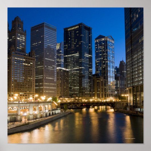 Chicago Riverfront Poster (Voorkant)