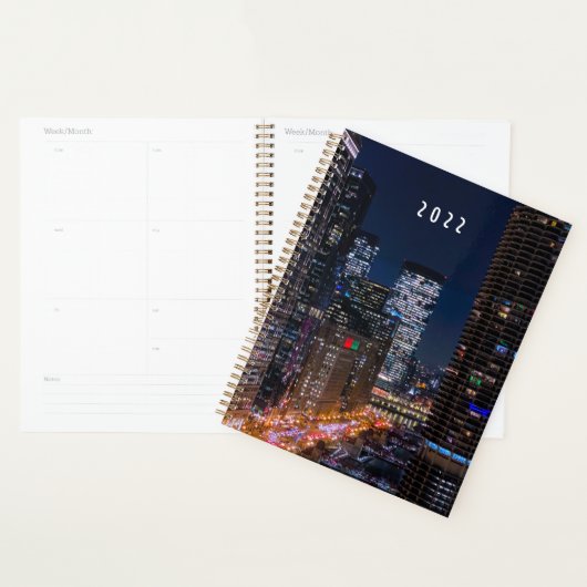 Chicago, rivier bij Night Planner (Display)