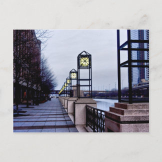 Chicago rivierlopen briefkaart