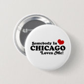 Chicago Ronde Button 5,7 Cm (Voorkant /achterkant)