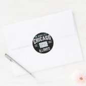Chicago Ronde Sticker (Envelop)