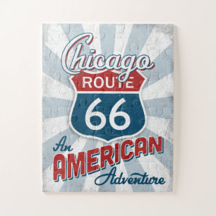 Chicago Route 66 America Illinois Legpuzzel