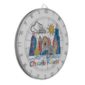 Chicago Rules Dartbord (Voorkant Links)