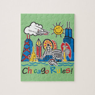 Chicago Rules Jigzaag Puzzle Legpuzzel
