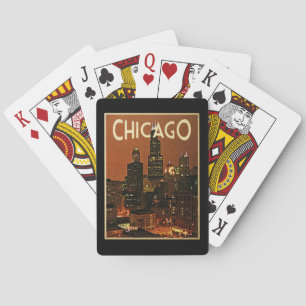Chicago 's nachts pokerkaarten