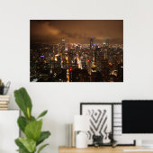 Chicago 's nachts poster (Thuiskantoor)