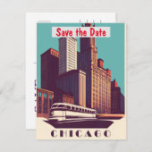 Chicago Save The Date (Voorkant / Achterkant)