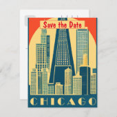Chicago Save The Date (Voorkant / Achterkant)