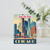 Chicago save the date (Staand voorkant)