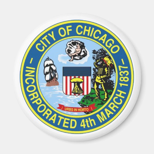 Chicago Seal Magneet (Voorkant)